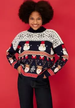 Свитшот Trendyol, темно-синий