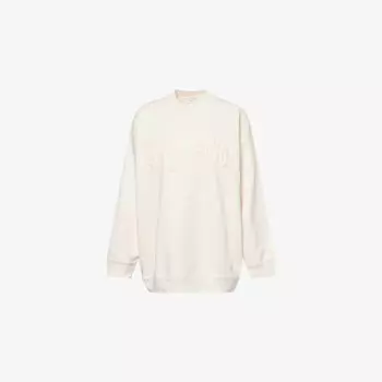 Свитшот Tyler Anine Bing из хлопка с вышитым логотипом, экрю