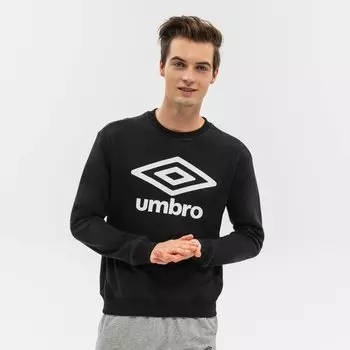 Свитшот Umbro с большим логотипом, черный