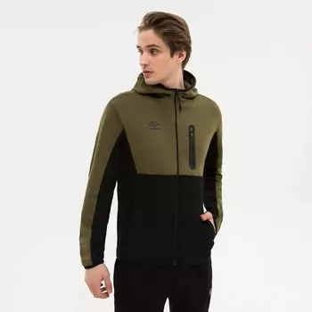 Свитшот Umbro с капюшоном, зеленый
