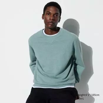 Свитшот Uniqlo, зеленый