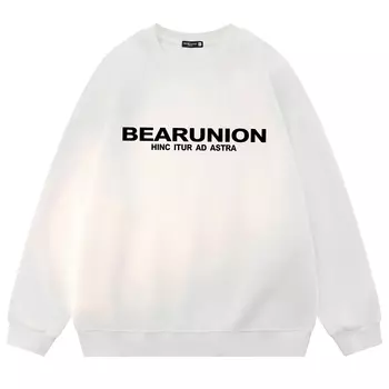 Свитшот унисекс BEAR UNION, Apricot