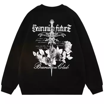 Свитшот унисекс BEAR UNION, белый