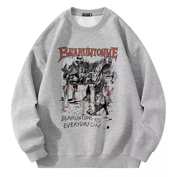 Свитшот унисекс BEAR UNION, белый