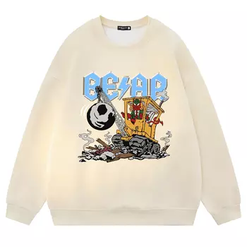 Свитшот унисекс BEAR UNION, белый