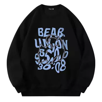 Свитшот унисекс BEAR UNION, Burgundy