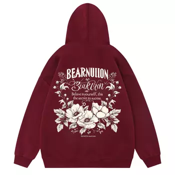 Свитшот унисекс BEAR UNION, Burgundy