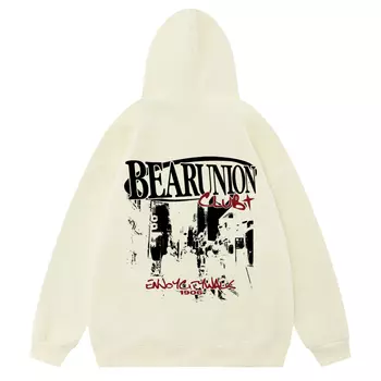 Свитшот унисекс BEAR UNION, Burgundy