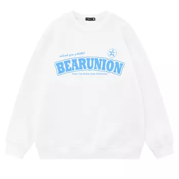 Свитшот унисекс BEAR UNION, черный