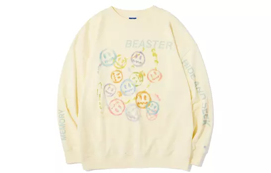 Свитшот унисекс BEASTER, Ecru