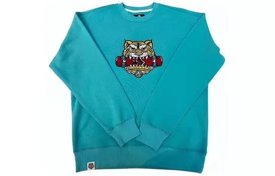 Свитшот унисекс бирюзовый Converse, бирюзовый