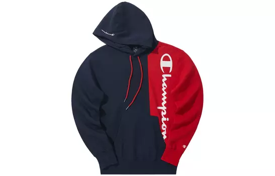 Свитшот унисекс Champion, Navy Blue Patchwork