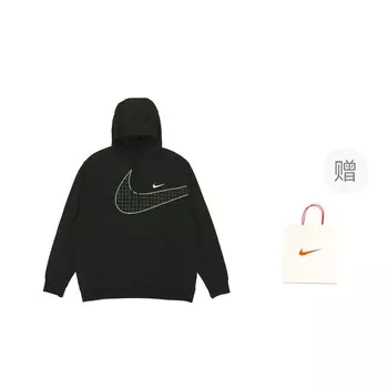 Свитшот унисекс черный подарочный пакет Nike, черный