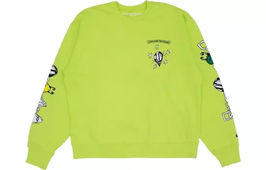 Свитшот унисекс Chrome Hearts, зеленый