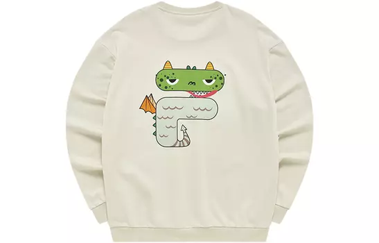 Свитшот унисекс цвета лактозы FILA FUSION, Lactose Color