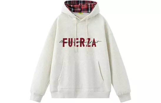 Свитшот унисекс FUERZA, Heather Gray Yellow[Cardigan Fleece-Lined]
