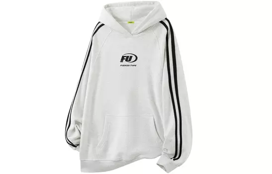 Свитшот унисекс FUERZA, серо-зеленый