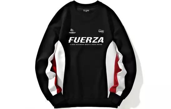 Свитшот унисекс FUERZA, светло-голубой