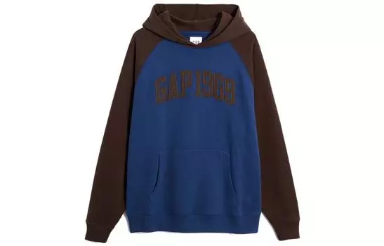 Свитшот унисекс GAP, Blue Green Patchwork
