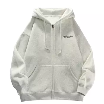 Свитшот унисекс HUANQIU, Apricot (Thickened and Fleece-Lined)