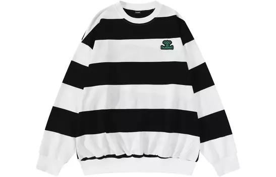 Свитшот унисекс Hummel, черный/белый
