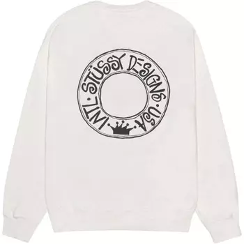 Свитшот унисекс из осенней серии 2024 года Stussy, цвет Natural