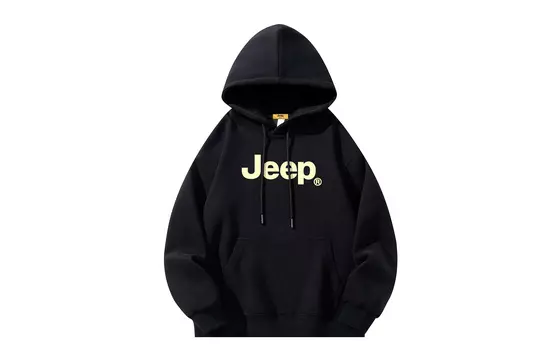 Свитшот унисекс Jeep, черно-серый