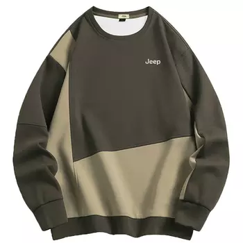 Свитшот унисекс Jeep, серо-голубой