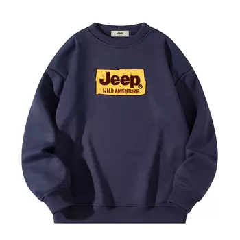 Свитшот унисекс Jeep, темно-синий