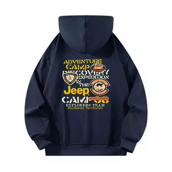 Свитшот унисекс Jeep, темно-синий