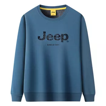 Свитшот унисекс Jeep, темно-синий