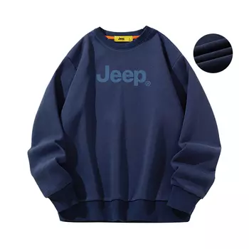 Свитшот унисекс Jeep, темно-синий