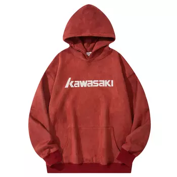 Свитшот унисекс Kawasaki, фиолетовый