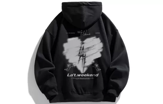 Свитшот унисекс LA'T.WEEKEND, темно-серый