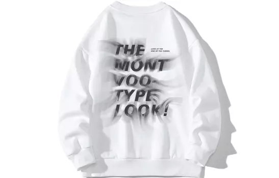 Свитшот унисекс MONTVOO, белый