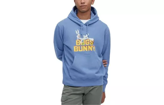 Свитшот унисекс небесно-голубой Uniqlo, голубой
