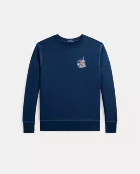 Свитшот унисекс с круглым вырезом Polo Ralph Lauren, тёмно-синий