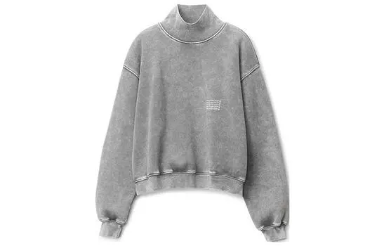 Свитшот унисекс серые Alexander Wang, серый