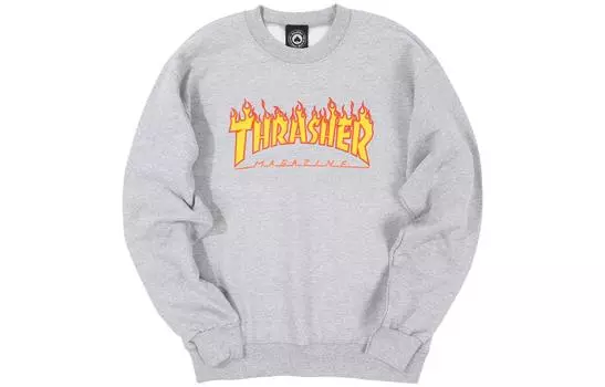 Свитшот унисекс серые Thrasher, серый