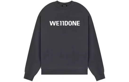 Свитшот унисекс серые WE11DONE, серый