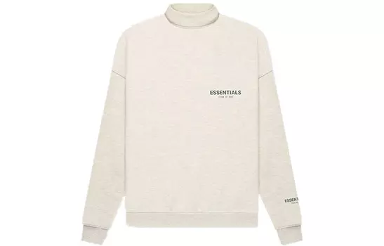 Свитшот унисекс светло-овсяный Fear Of God Essentials, светло-бежевый