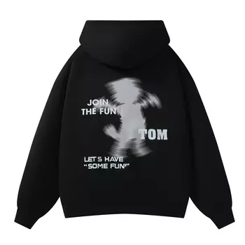 Свитшот унисекс TALKING TOM, черный