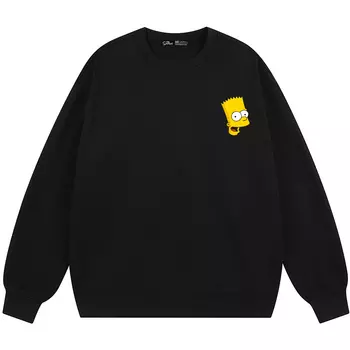 Свитшот унисекс The Simpsons, черный