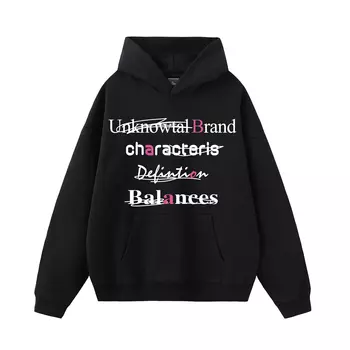 Свитшот унисекс UNKNOWTAL, White Red