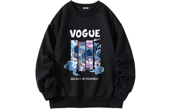 Свитшот унисекс Warrior Huichao Riding The Wind Collection, темно-серый