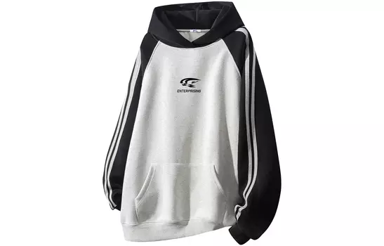 Свитшот унисекс Warrior Huichao Riding The Wind Collection, черный/белый/серый/мультиколор