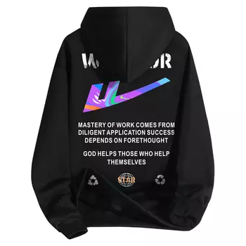 Свитшот унисекс WARRIOR, серый