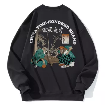 Свитшот унисекс WARRIOR, светло-серый