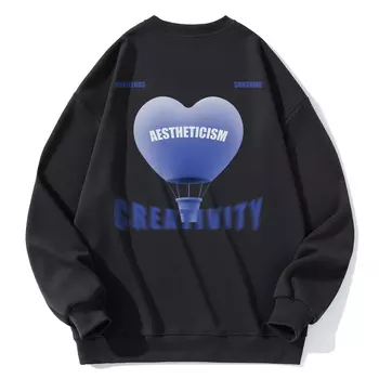 Свитшот унисекс WARRIOR, светло-серый