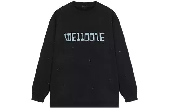 Свитшот унисекс WE11DONE, черный